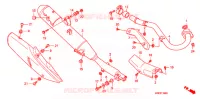SILENCIEUX D'ECHAPPEMENT pour Honda NXR 150 BROS KICK START de 2011