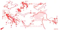 RADIATEUR pour Honda CB 500F ABS BLACK de 2014