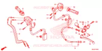 LEVIER DE GUIDON   CABLE   COMMODO pour Honda CB 500F ABS  BLACK de 2014