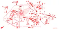 GUIDON   TE DE FOURCHE pour Honda CB 500F ABS RED de 2014