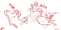 LEVIER DE GUIDON   CABLE   COMMODO pour Honda CB 500F ABS RED de 2014