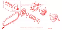EMBRAYAGE pour Honda ZOOMER 50 de 2008
