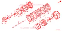 EMBRAYAGE pour Honda GL 1800 GOLD WING de 2012