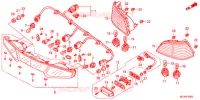 FEUX ARRIERE pour Honda GL 1800 GOLD WING de 2012
