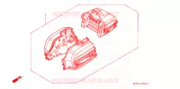 VALISES   TOP CASE (ENS.) pour Honda GL 1500 GOLD WING ASPENCADE de 1991
