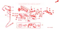 COMPTEUR (1) pour Honda XR 250 Without speed warning light de 1998