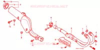 SILENCIEUX D'ECHAPPEMENT pour Honda XR 250 Without speed warning light de 1998