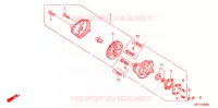 POMPE A HUILE pour Honda APE 50 de 2002
