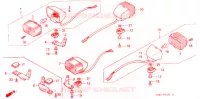 CLIGNOTANT pour Honda CRM 250 With speed warning light de 1993