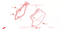 COUVERCLES LATERAUX pour Honda XR 250 R de 2004