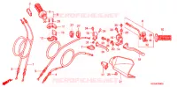 LEVIER DE GUIDON   CABLE pour Honda XR 250 R de 2004
