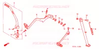 PEDALE pour Honda XR 250 R de 2004
