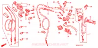 LEVIER DE GUIDON   CABLE   COMMODO (CRF450R'04 '08) pour Honda CRF 450 R de 2004