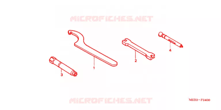 OUTIL Honda MOTO 450 CRF 2003  CRF450R3