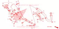 SILENCIEUX D'ECHAPPEMENT pour Honda CRF 450 X de 2005