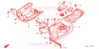 MARCHE PIEDS pour Honda RUCKUS 50 BLACK de 2005
