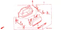 COUVERCLE DE VALISE ('90) pour Honda GL 1500 GOLD WING SE de 1990