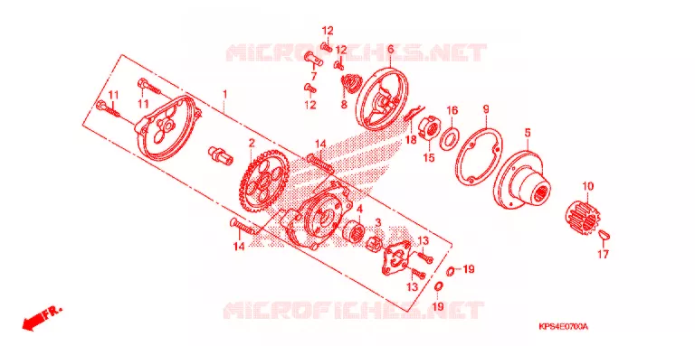 POMPE A HUILE Honda MOTO 230 CRF 2006  CRF230F6