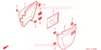 COUVERCLES LATERAUX pour Honda APE 100 de 2004