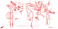 LEVIER DE GUIDON   CABLE   COMMODO (CRF450R2,3) pour Honda CRF 450 R de 2002