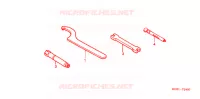 OUTIL pour Honda CRF 450 R de 2002