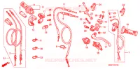 LEVIER DE GUIDON   CABLE   COMMODO (CRF450R4,5,6,7,8) pour Honda CRF 450 R de 2004