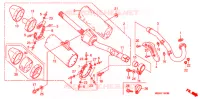 SILENCIEUX D'ECHAPPEMENT  pour Honda CRF 450 R de 2006