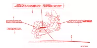 AUTOCOLLANTS (FJS400A/D/FJS600A/D5 8) pour Honda SILVER WING 400 ABS de 2006
