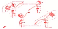 CLIGNOTANT pour Honda FTR 223 MODEL A de 2002
