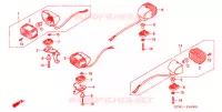 CLIGNOTANT pour Honda FTR 223 MODEL STANDARD de 2003