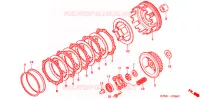 EMBRAYAGE pour Honda FTR 223 MODEL STANDARD de 2006