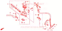 MAITRE CYLINDRE DE FREIN AVANT pour Honda FTR 223 MODEL STANDARD de 2006