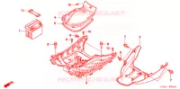 MARCHE PIEDS (NSC50SH4/5/6/7) pour Honda 50 DIO CESTA de 2004