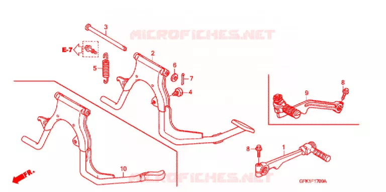 SILENCIEUX D'ECHAPPEMENT (NSC50SH4/5/6/7) Honda SCOOTER 50 DIO 2004  NSC50SH4