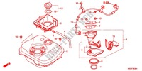 RESERVOIR A CARBURANT pour Honda ZOOMER 110 X de 2014