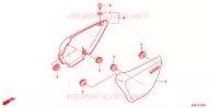 COUVERCLES LATERAUX pour Honda CB 223 S de 2011