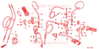 LEVIER DE GUIDON   CABLE   COMMODO pour Honda CB 223 S de 2011