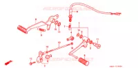 PEDALE pour Honda CB 250 HORNET de 2002