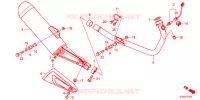 SILENCIEUX D'ECHAPPEMENT pour Honda CB 250 F ABS de 2016