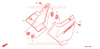 COUVERCLES LATERAUX pour Honda CB 400 SUPER FOUR VTEC REVO Two tone de 2008