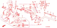 GUIDON   TE DE FOURCHE pour Honda CB 400 SUPER FOUR VTEC REVO Two tone de 2008
