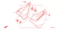 COUVERCLES LATERAUX pour Honda CB 400 SUPER FOUR VTEC REVO 2 TONES de 2009