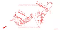 SILENCIEUX D'ECHAPPEMENT pour Honda CB 400 SUPER FOUR VTEC REVO Special Edition de 2012
