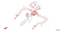 VALVE DE COMMANDE D'INJECTION D'AIR pour Honda CB 400 SUPER BOL D\'OR ABS VTEC REVO Half cowl attachment two-tone main color de 2011