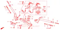 GUIDON   TE DE FOURCHE pour Honda CBR 125 de 2007