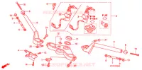 GUIDON   TE DE FOURCHE pour Honda CBR 125 de 2008