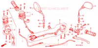 LEVIER DE GUIDON   CABLE   COMMODO (CBR125RW7/RW9/RWA) pour Honda CBR 125 de 2008
