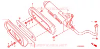 SILENCIEUX D'ECHAPPEMENT pour Honda VARIO 110 TECHNO de 2010