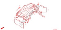 GARDE BOUE ARRIERE pour Honda ANC 110 ICON de 2012