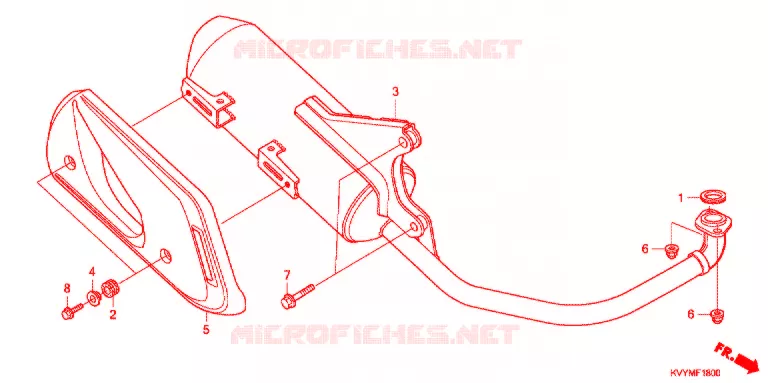 SILENCIEUX D'ECHAPPEMENT Honda SCOOTER 110 ICON 2012  ACC110SCC